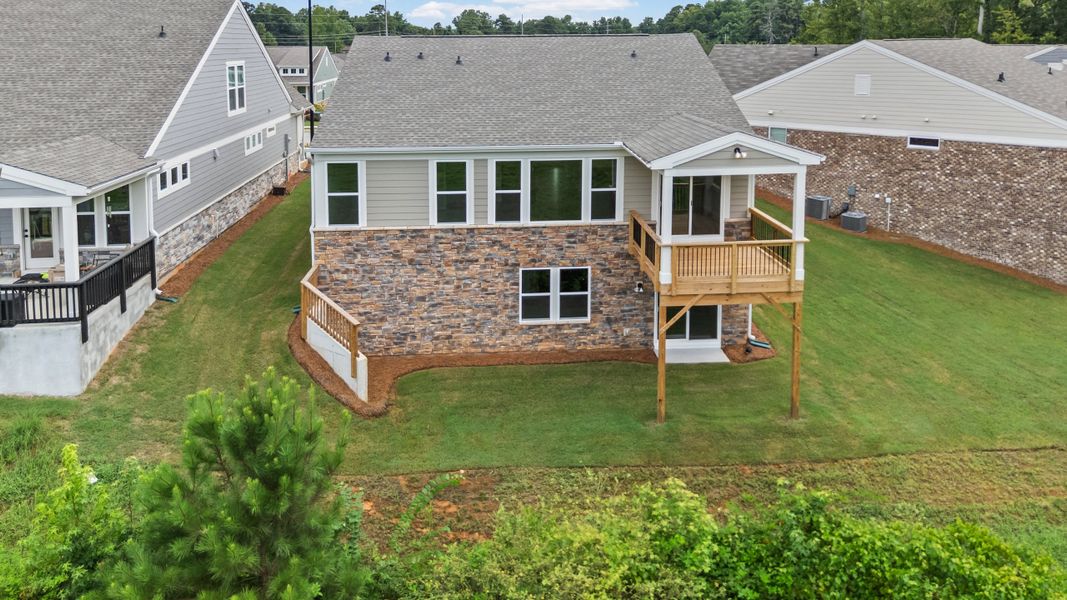 Representative exterior details of a home built from the Edenton by Fischer Homes in Easton Park, Dallas (Image 3).