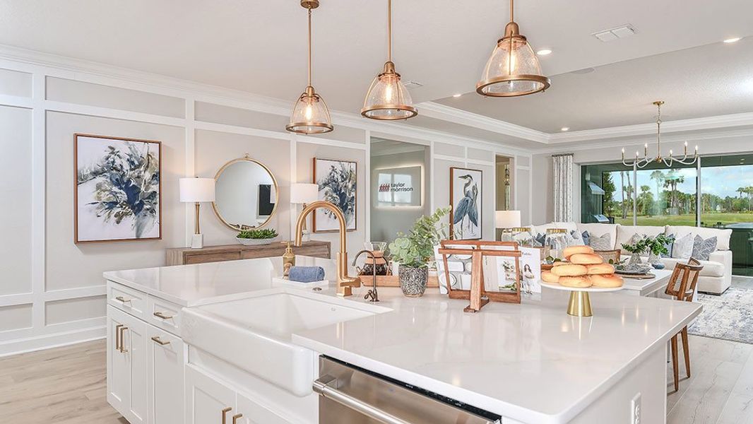 Representative furnished interior of a home built from the Sanibel by Taylor Morrison in Colbert Landings, Palm Coast (Image 6).