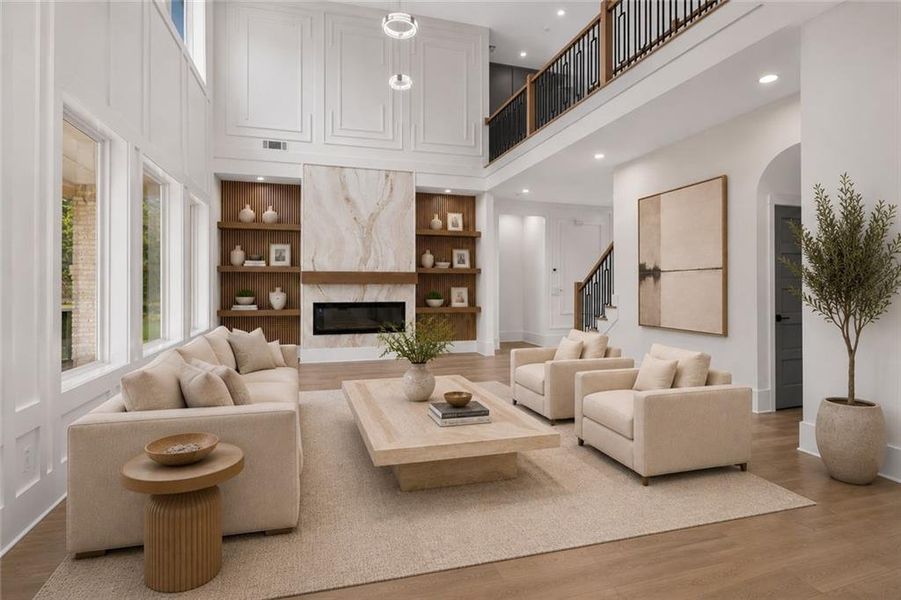 Furnished interior view inside a new home in , Jefferson (Image 46).