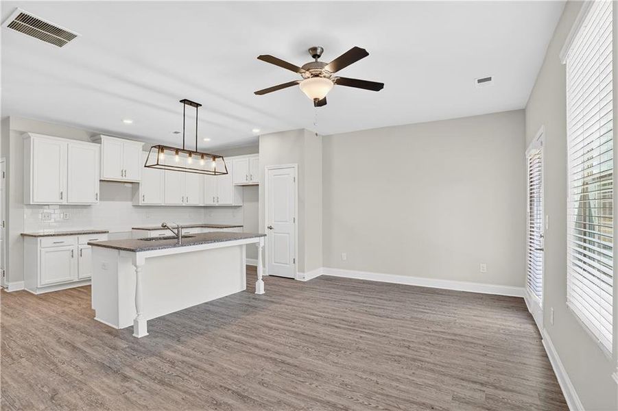 Furnished interior view inside a new home in Morning Creek Forest, South Fulton (Image 7).