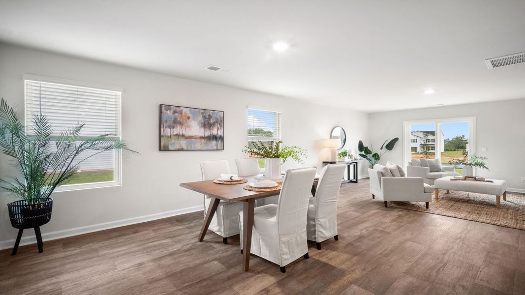 Furnished interior view inside a new home in The Groves at Bees Creek, Ridgeland (Image 7).
