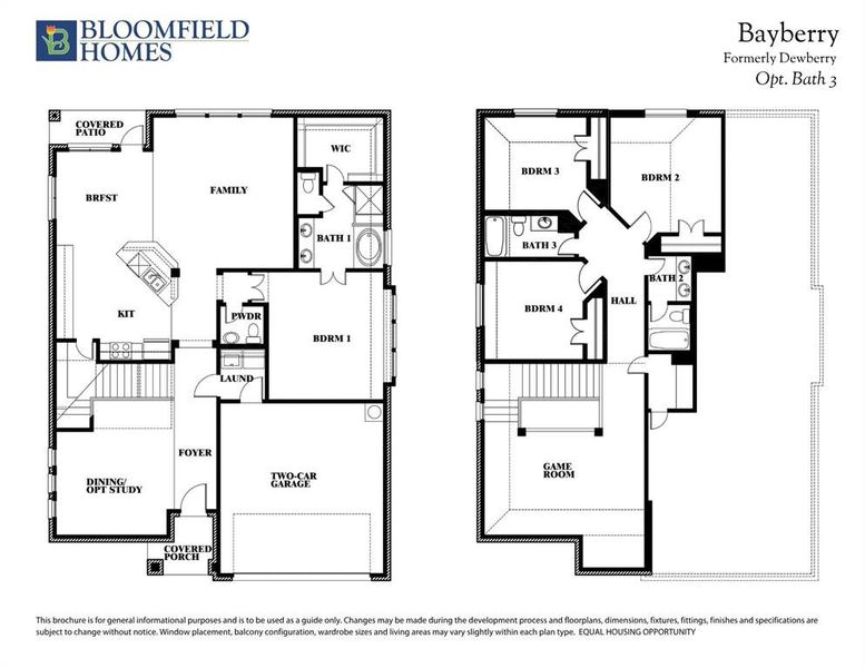 2D floor plan layout of this home in Arcadia Trails, Balch Springs, TX (Image 3).