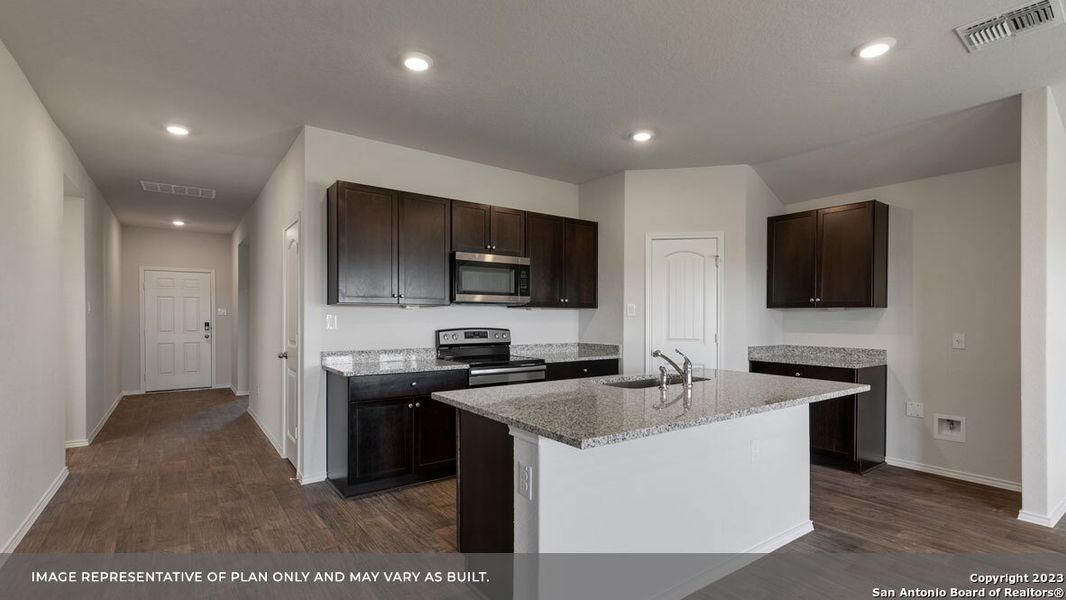 Furnished interior view inside a new home in Arroyo Ranch, Seguin (Image 8). Furnished interior view inside a new home in Arroyo Ranch, Seguin (Image 8).