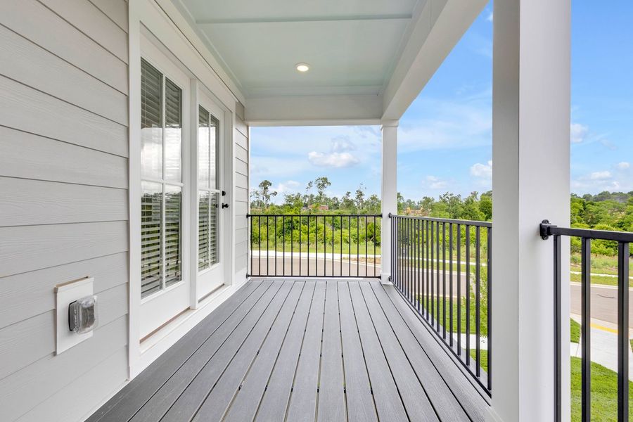 Representative exterior details of a home built from the Titusville II by Regent Homes in Marlon's Creek, Spring Hill (Image 22).