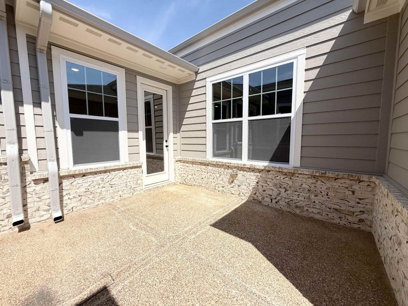 View of patio