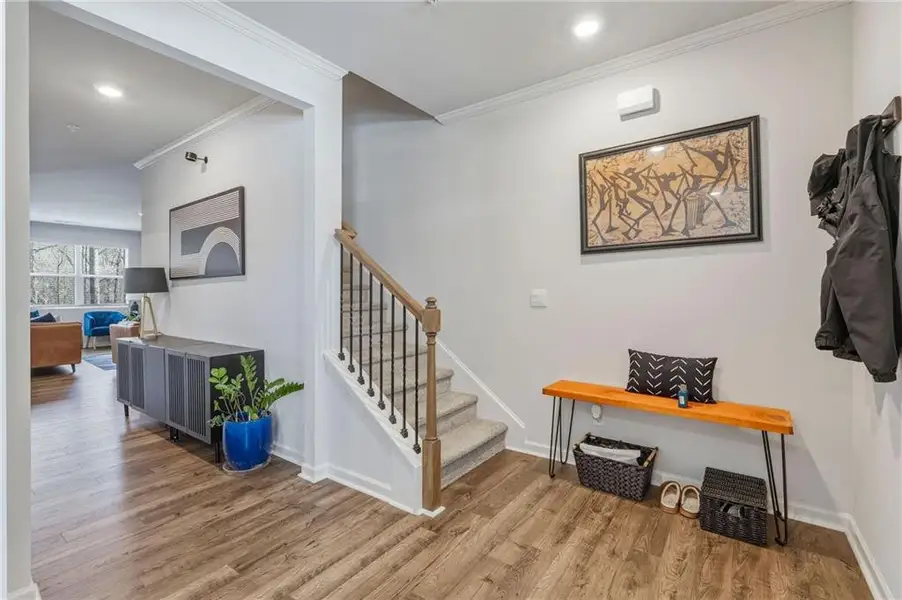 Furnished interior view inside a new home in , Fairburn (Image 8).
