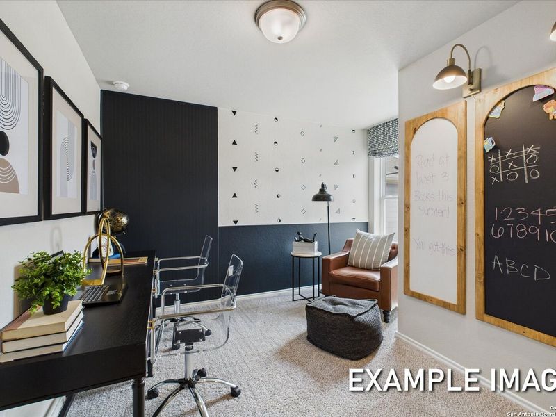 Furnished interior view inside a new home in Agave, San Antonio (Image 33).