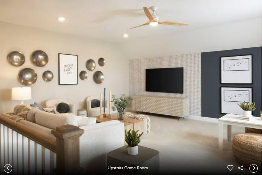 Interior photos- Photo of Pulte model home with same floor plan, not of actual home listed.