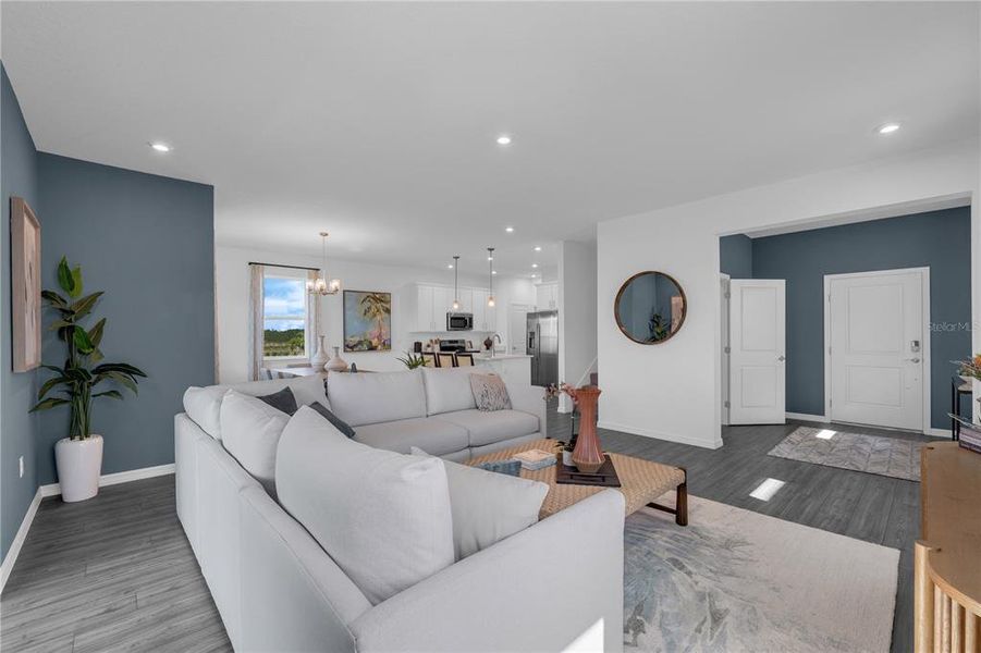 Furnished interior view inside a new home in Wynnstone, Davenport (Image 15).