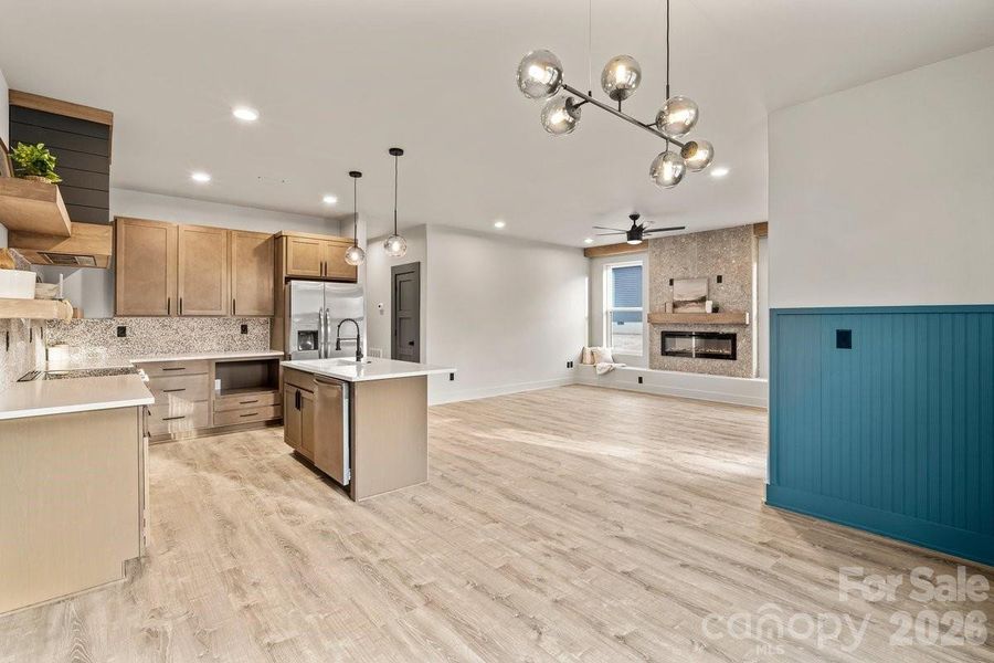 Furnished interior view inside a new home in , Concord (Image 6).