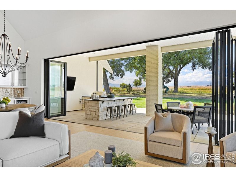 Furnished interior view inside a new home in , Longmont (Image 36).