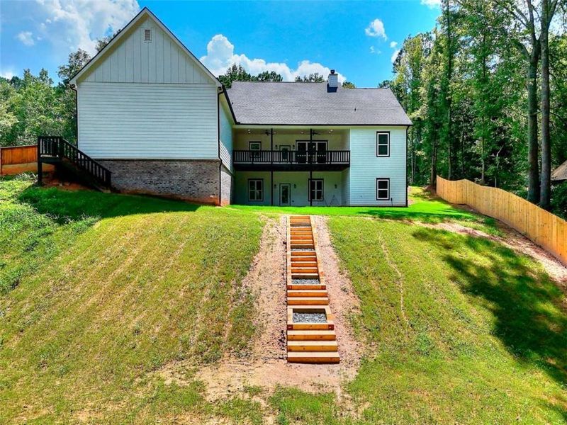 Exterior details and patio area of a home in , Monroe (Image 28). Exterior details and patio area of a home in , Monroe (Image 28).