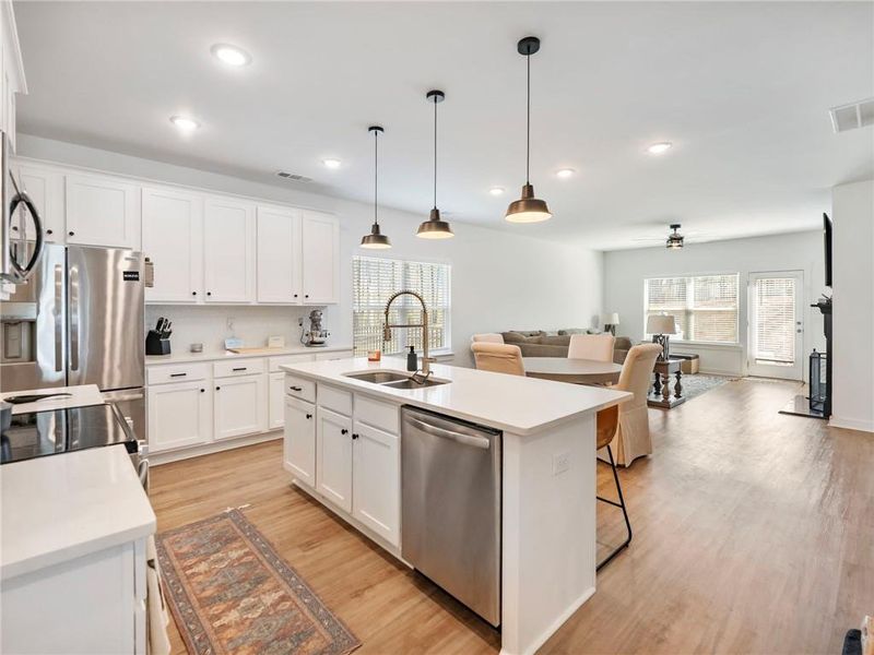 Furnished interior view inside a new home in Traditions of Braselton, Jefferson (Image 7). Furnished interior view inside a new home in Traditions of Braselton, Jefferson (Image 7).