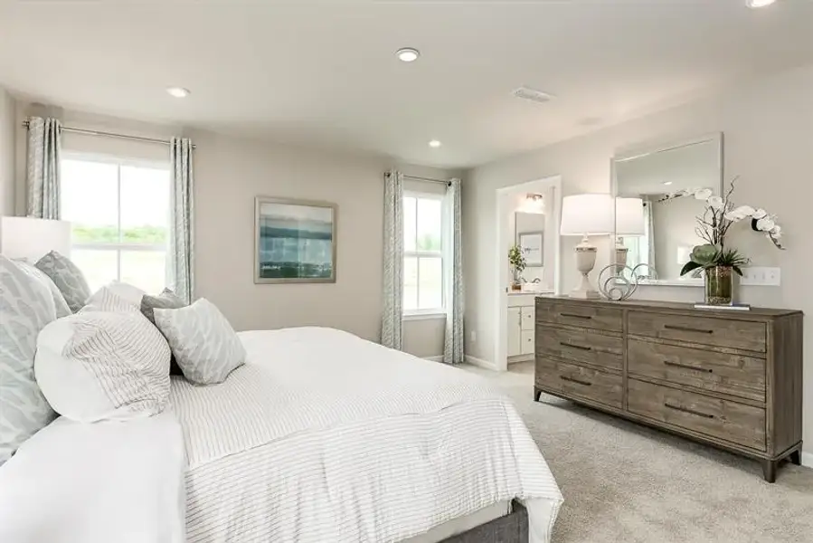 Representative furnished interior of a home built from the Ballenger by Ryan Homes in Three Rivers, Murfreesboro (Image 20).