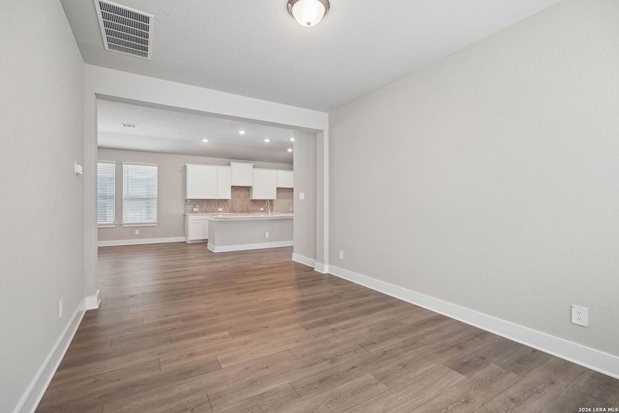 Spacious, unfurnished interior of a new home in Legendary Trails - Premier Series, Cibolo (Image 32). Spacious, unfurnished interior of a new home in Legendary Trails - Premier Series, Cibolo (Image 32).