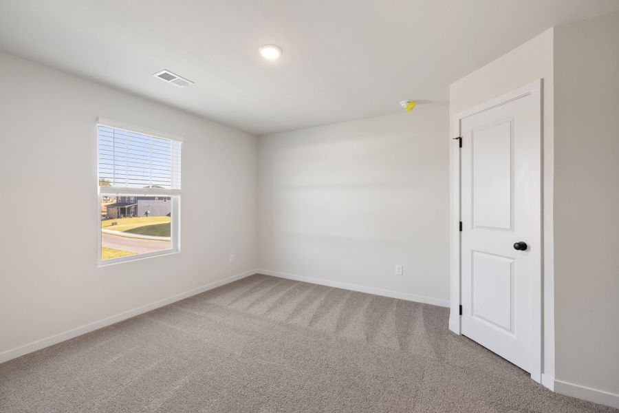 A room with white doors. A room with white doors.