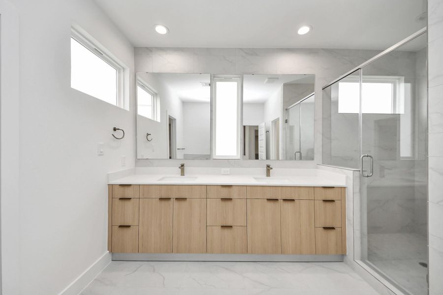 Furnished interior view inside a new home in , Houston (Image 10).