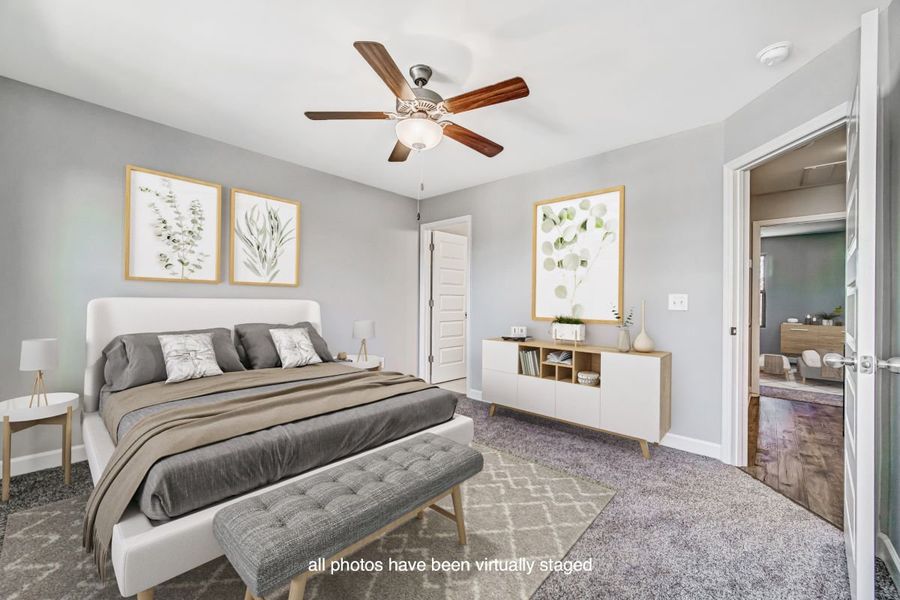 Representative furnished interior of a home built from the Fairfax by Parkside Builders in Oxford Station, Gallatin (Image 27).