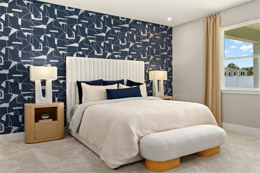 Furnished interior view inside a new home in Meridian Parks, Orlando (Image 11).