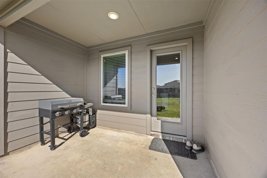 Exterior details and patio area of a home in Summerwood Trails, Willis (Image 4). Exterior details and patio area of a home in Summerwood Trails, Willis (Image 4).