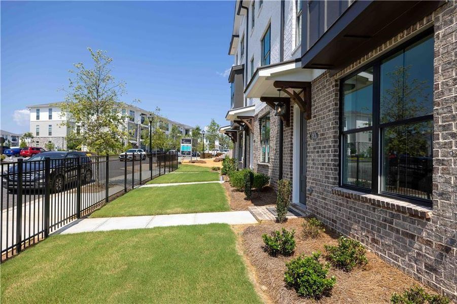 Exterior details and patio area of a home in , Cumming (Image 19). Exterior details and patio area of a home in , Cumming (Image 19).