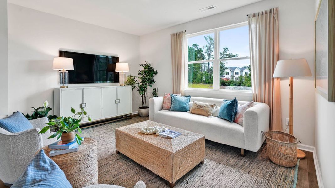 Representative furnished interior of a home built from the CALI by D.R. Horton in Driftwood, Richlands (Image 9).