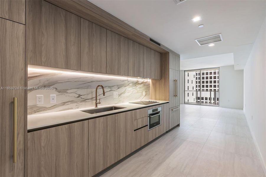 Furnished interior view inside a new home in , Miami (Image 7).