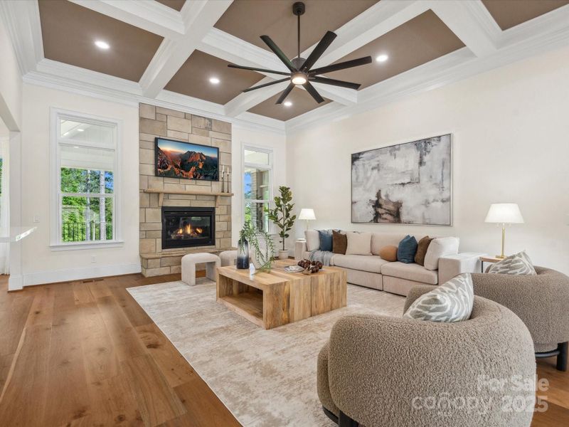 Furnished interior view inside a new home in , Connelly Springs (Image 32).