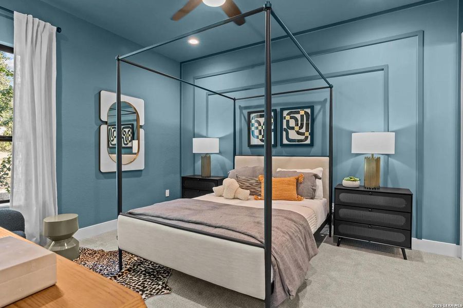 Furnished interior view inside a new home in Shavano Highlands, San Antonio (Image 17).
