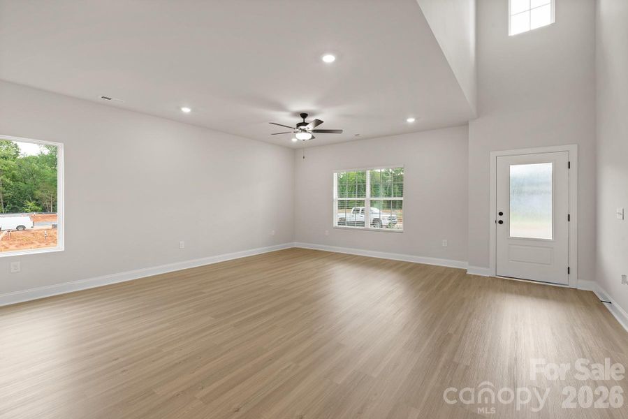 Spacious, unfurnished interior of a new home in Ascot Woods, Charlotte (Image 10). Spacious, unfurnished interior of a new home in Ascot Woods, Charlotte (Image 10).