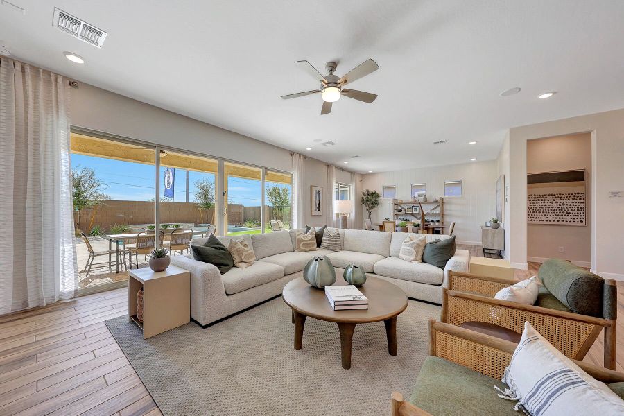 Representative furnished interior of a home built from the Crimson by Mattamy Homes in Miravida, Surprise (Image 29).