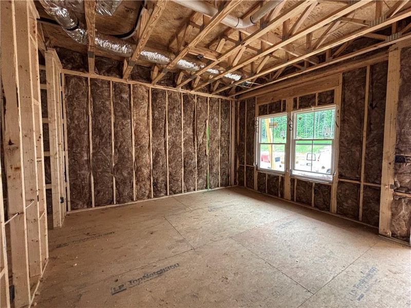 In-progress construction of a new home in Arbors at Richland Creek, Buford, GA (Image 4).