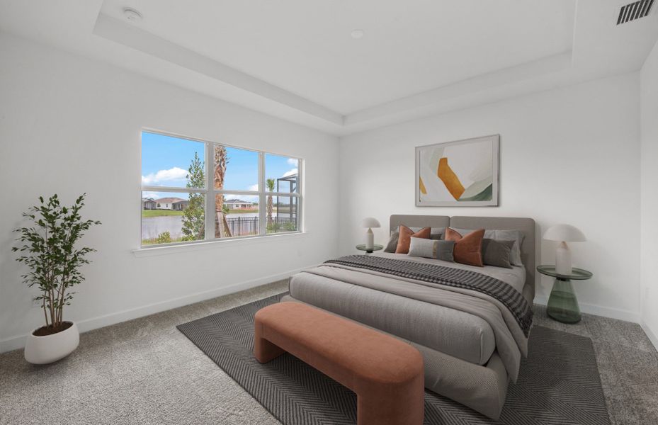 Furnished interior view inside a new home in TerraWalk at Babcock Ranch, Alva (Image 7). Furnished interior view inside a new home in TerraWalk at Babcock Ranch, Alva (Image 7).