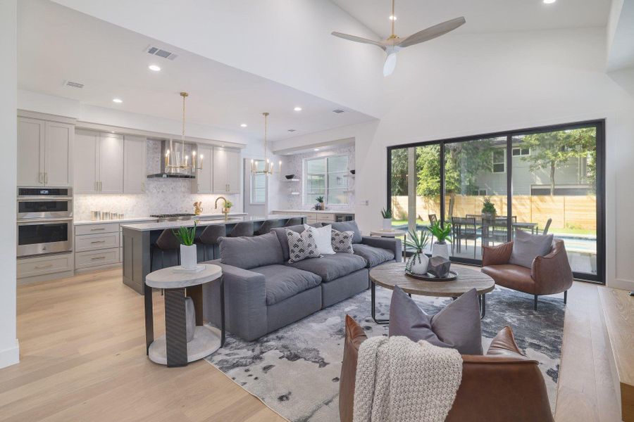 Furnished interior view inside a new home in , Austin (Image 35). Furnished interior view inside a new home in , Austin (Image 35).