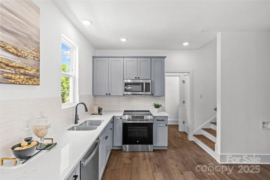 Furnished interior view inside a new home in , Charlotte (Image 39).