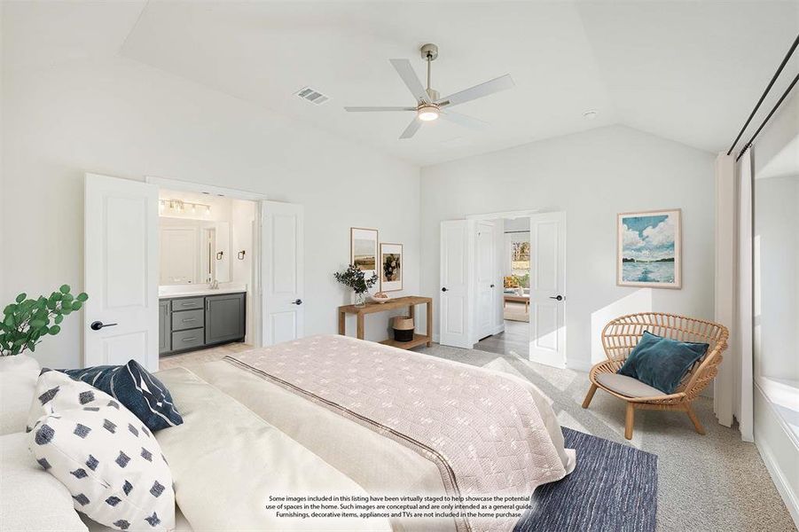 Furnished interior view inside a new home in Star Ranch, Godley (Image 3).