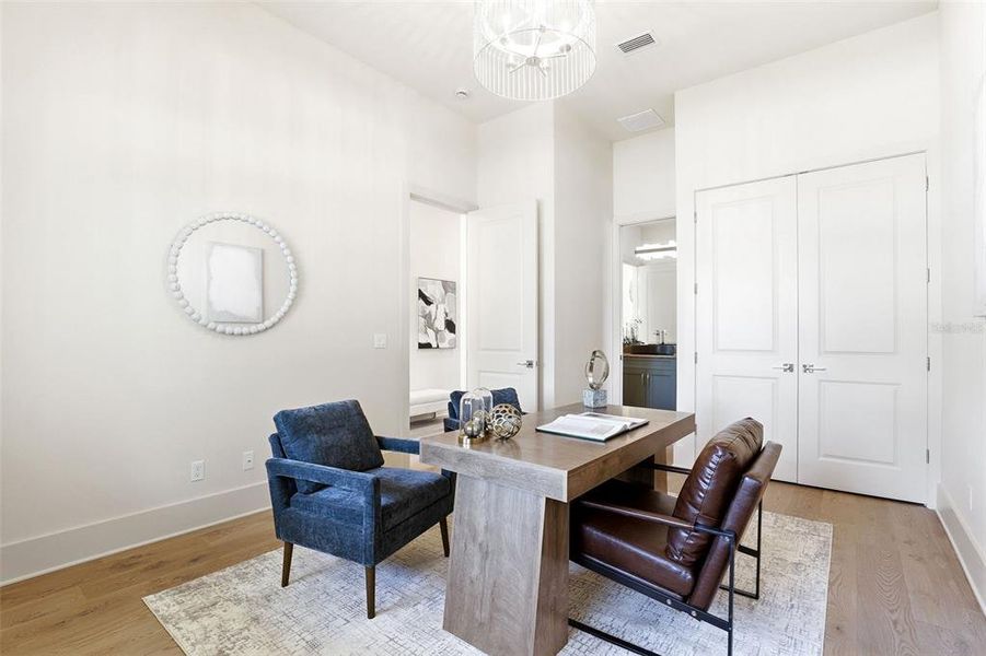 Furnished interior view inside a new home in , Orlando (Image 15). Furnished interior view inside a new home in , Orlando (Image 15).