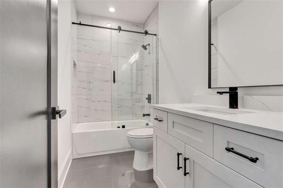 Furnished interior view inside a new home in , Brooks (Image 18).