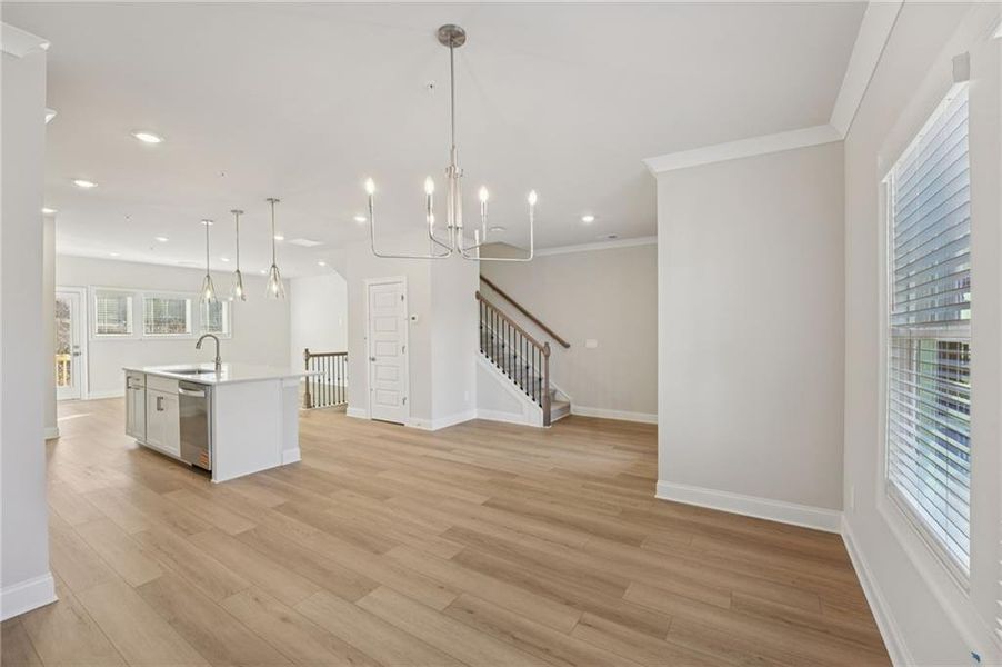 Spacious, unfurnished interior of a new home in Hemingway - Highland Series, Cumming (Image 40).