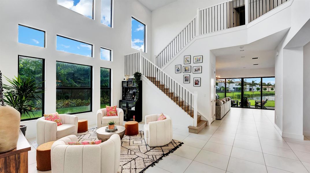 Furnished interior view inside a new home in , Boca Raton (Image 34).