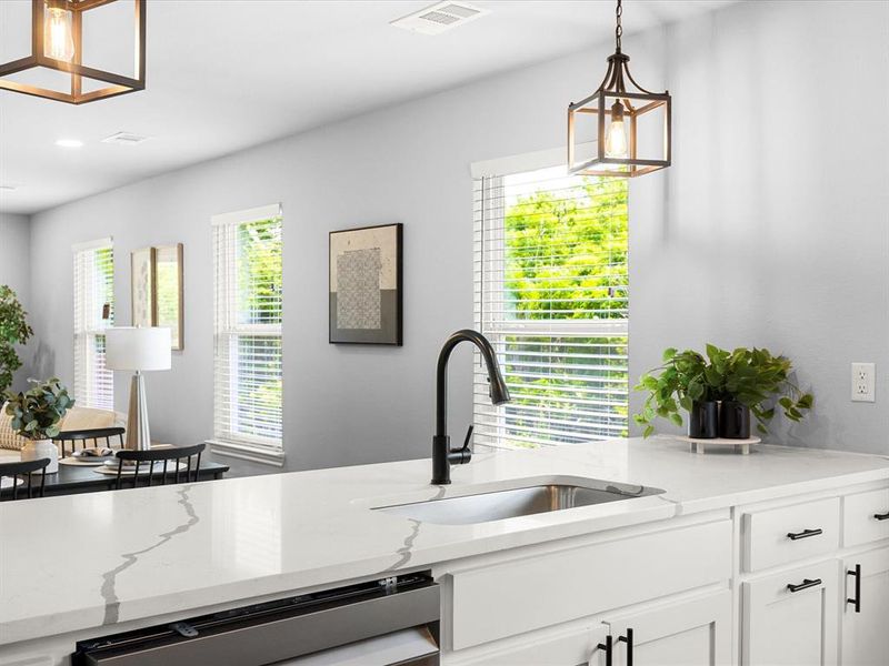 Furnished interior view inside a new home in , Fort Worth (Image 17). Furnished interior view inside a new home in , Fort Worth (Image 17).