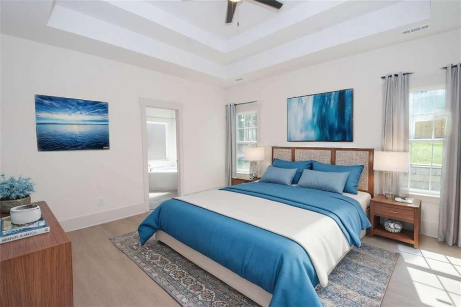 Furnished interior view inside a new home in , Jonesboro (Image 12).