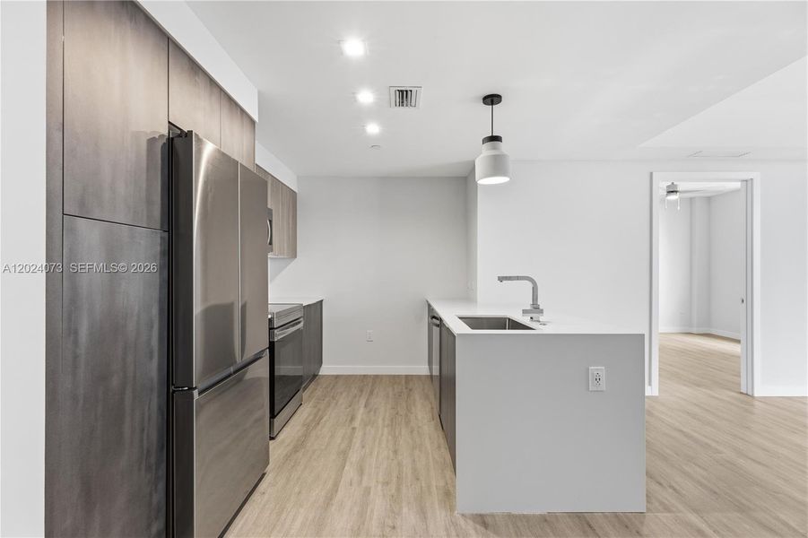 Furnished interior view inside a new home in , Miami (Image 4).