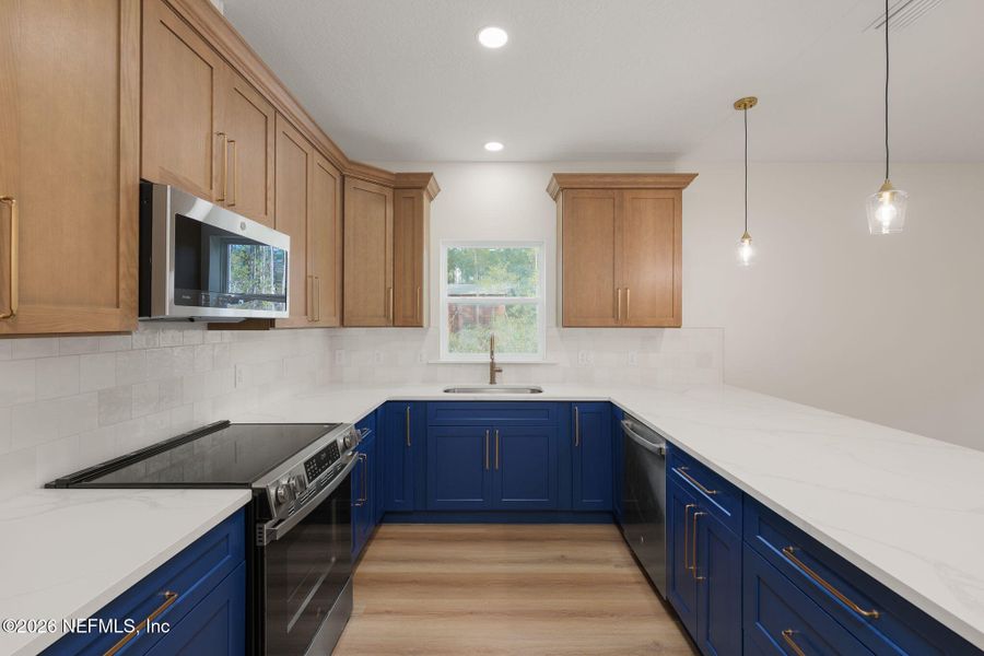 Furnished interior view inside a new home in , Hastings (Image 4).