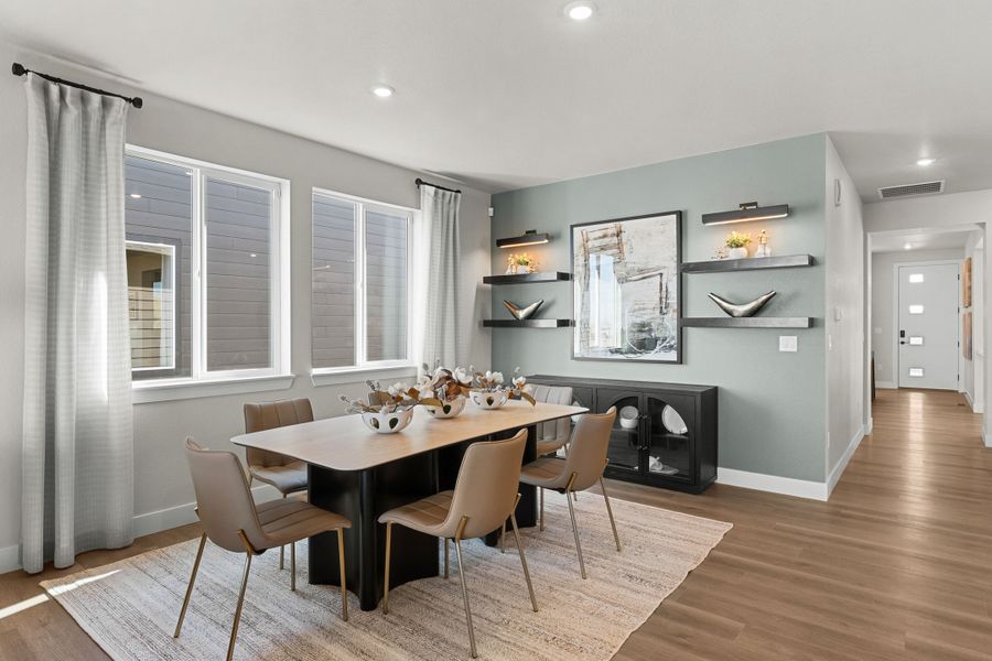 Furnished interior view inside a new home in Trumark Homes at Tanterra, Parker (Image 7).