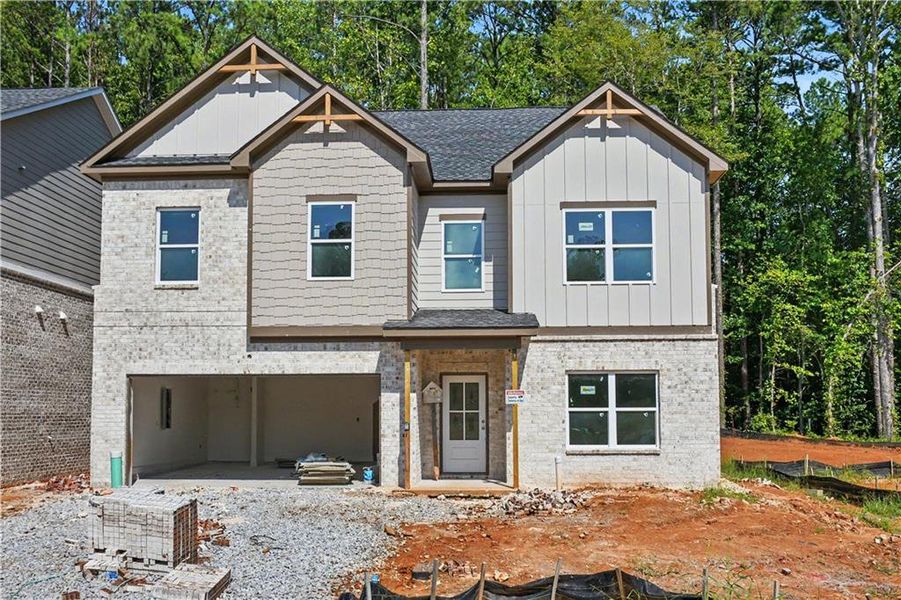 In-progress construction of a new home in , Lawrenceville, GA (Image 16).