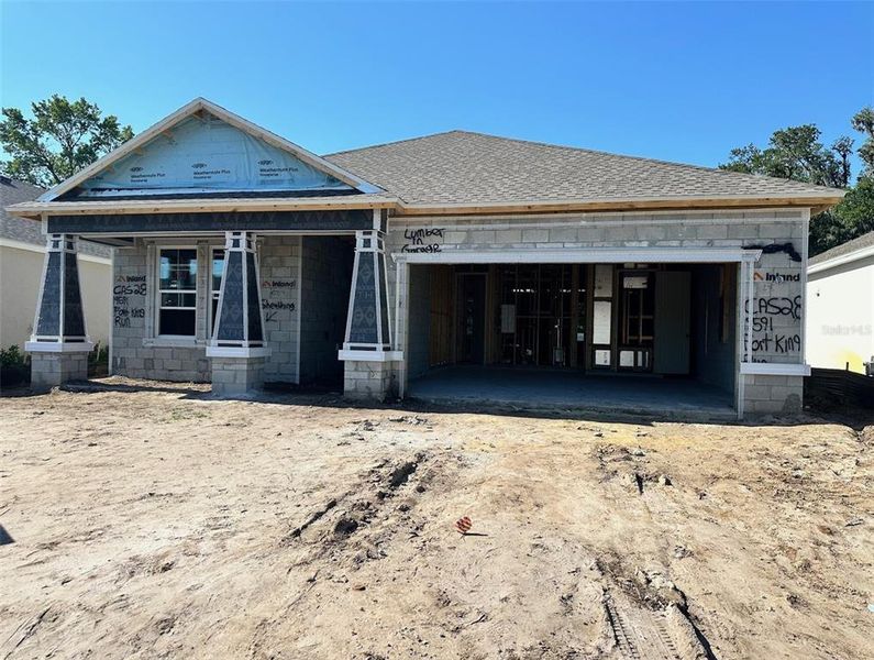 In-progress construction of a new home in Cascades at Southern Hills, Brooksville, FL (Image 39).