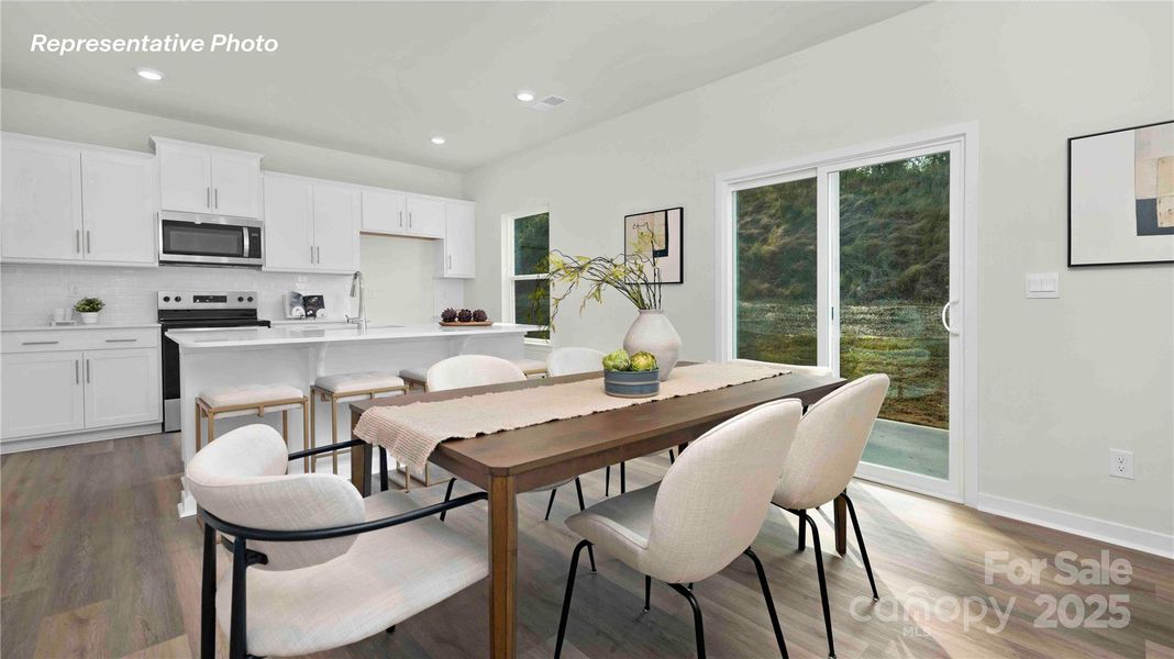 Furnished interior view inside a new home in Villages of Maiden, Maiden (Image 15).