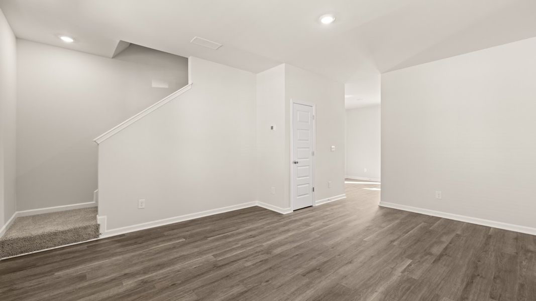 Representative unfurnished interior of a home built from the Plan by D.R. Horton in WillowBrook, Winder (Image 13).