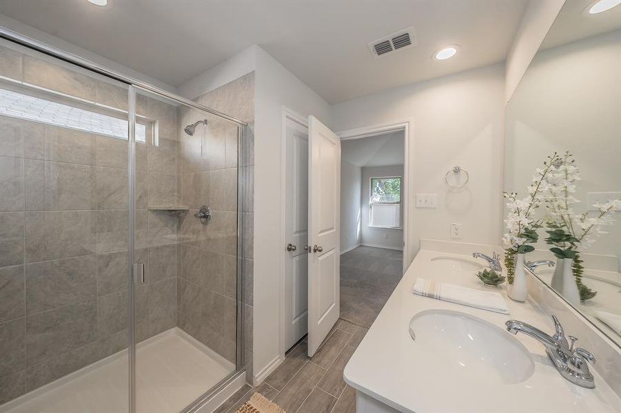 Furnished interior view inside a new home in , Fort Worth (Image 9). Furnished interior view inside a new home in , Fort Worth (Image 9).